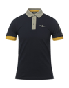 Aeronautica Militare Polo Shirts In Dark Blue