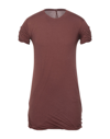 Rick Owens T-shirts In Brown
