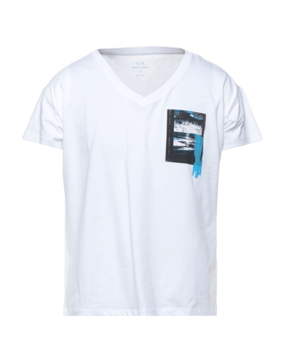 Armani Exchange T-shirts In White