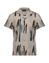 Emporio Armani Shirts In Beige