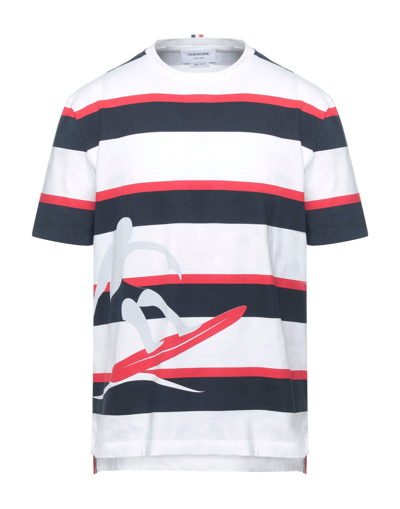 Thom Browne T-shirts In Dark Blue