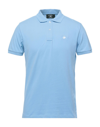 Beverly Hills Polo Club Polo Shirts In Pastel Blue