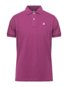 Beverly Hills Polo Club Polo Shirts In Purple