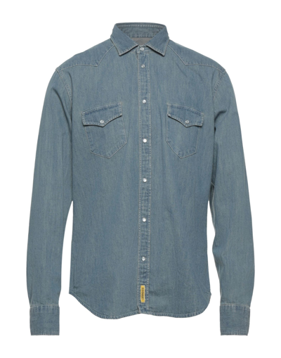 B.d.baggies Denim Shirts In Blue