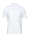 Alpha Studio Polo Shirts In White