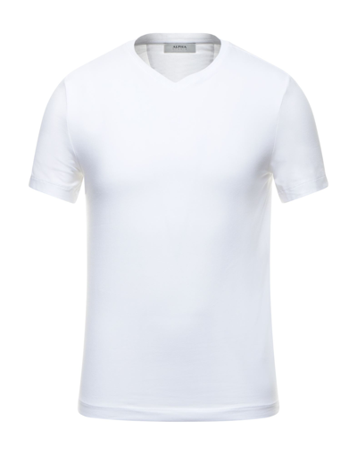 Alpha Studio T-shirts In White