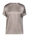 Brunello Cucinelli Blouses In Dove Grey
