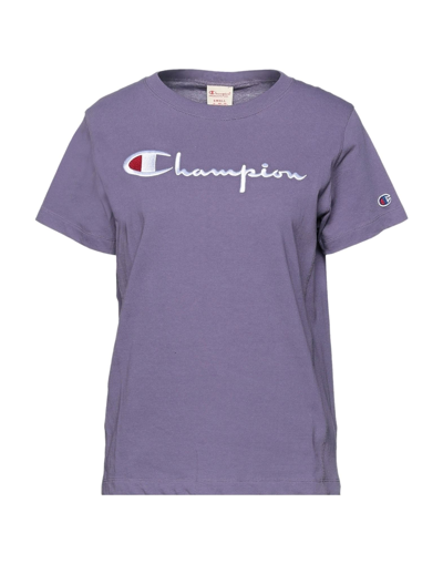 Champion T-shirts In Purple