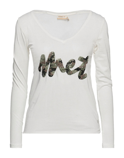 Met Jeans T-shirts In White