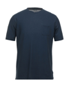 Zanone T-shirts In Dark Blue