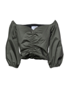 Kaos Blouses In Military Green