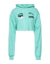 Chiara Ferragni Sweatshirts In Light Green