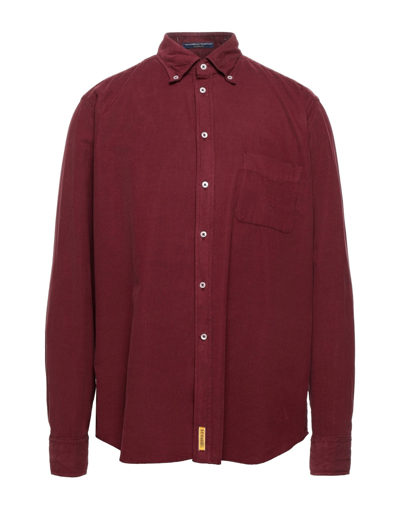 B.d.baggies Shirts In Maroon