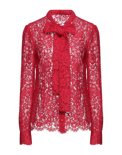 Dolce & Gabbana Shirts In Red