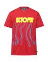 Octopus T-shirts In Red