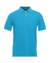 North Sails Polo Shirts In Turquoise