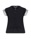 HIGH HIGH WOMAN T-SHIRT MIDNIGHT BLUE SIZE M NYLON, ELASTANE