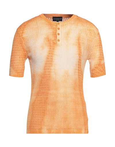 Emporio Armani Sweaters In Orange