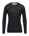 Alpha Studio Sweaters In Black