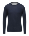 Alpha Studio Sweaters In Dark Blue