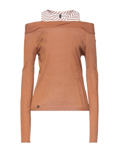 Manila Grace Sweaters In Brown