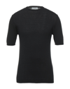 Alpha Studio Sweaters In Black