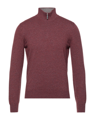 Gran Sasso Turtlenecks In Garnet