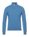 Gran Sasso Turtlenecks In Pastel Blue