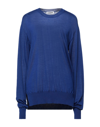 Jil Sander Sweaters In Bright Blue
