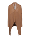 Rick Owens Cardigans In Camel