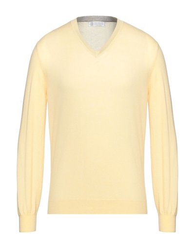 Brunello Cucinelli Sweaters In Yellow