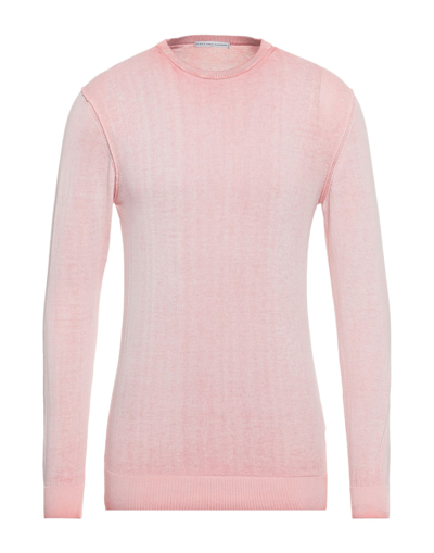 Grey Daniele Alessandrini Sweaters In Red
