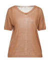 Slowear Sweaters In Camel