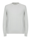 Alpha Studio Sweaters In Light Grey