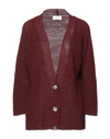 Slowear Cardigans In Brick Red