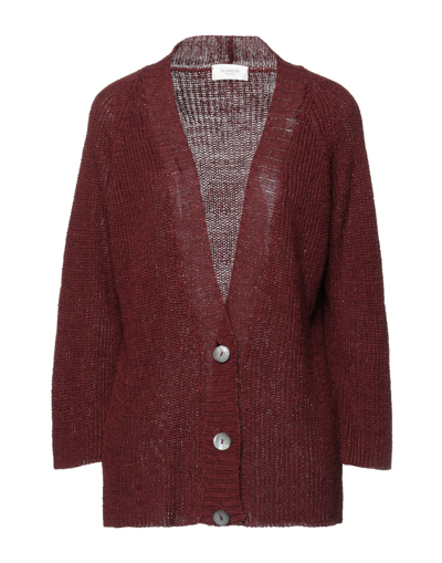 Slowear Cardigans In Brick Red