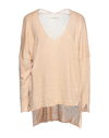 Liviana Conti Sweaters In Camel
