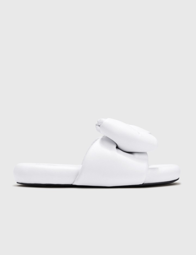 Off-white Padded Nappa Slipper In White
