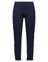 PIANURASTUDIO PIANURASTUDIO WOMAN PANTS MIDNIGHT BLUE SIZE 4 COTTON, ELASTANE