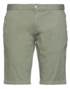 Yes Zee By Essenza Man Shorts & Bermuda Shorts Military Green Size 38 Cotton, Elastane