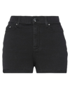 Karl Lagerfeld Denim Shorts In Black