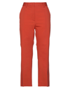 Brag-wette Woman Pants Rust Size 6 Cotton, Elastane In Red