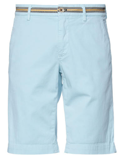 Mason's Man Shorts & Bermuda Shorts Sky Blue Size 28 Cotton, Elastane