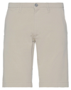 Recycled Art World Man Shorts & Bermuda Shorts Beige Size 30 Cotton, Elastane