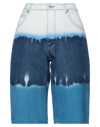 Alberta Ferretti Woman Denim Shorts Blue Size 0 Cotton In Blue