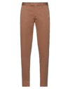 Pt Torino Pt Turin Low Waist Pants In Cotton - Atterley In Camel