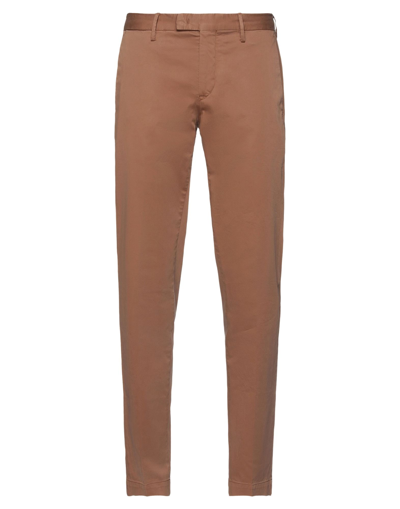 Pt Torino Pt Turin Low Waist Pants In Cotton - Atterley In Табак
