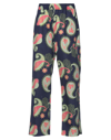 Paccbet Paisley Print Straight Trousers In Blue