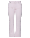 Haikure Woman Jeans Pink Size 32 Cotton, Elastomultiester, Elastane