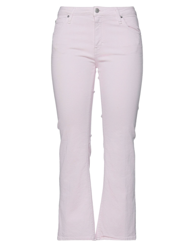 Haikure Woman Jeans Pink Size 31 Cotton, Elastomultiester, Elastane